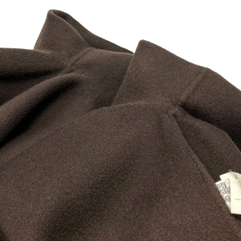 GUCCI Vintage  Interlocking Coat Brown Gold  Oversized - Picture 10 of 14